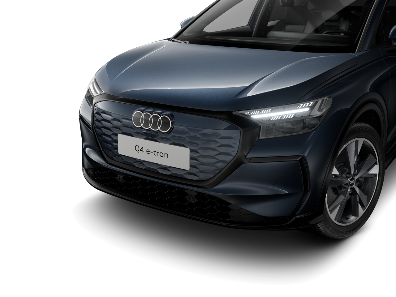 Imagem de um Audi Q4 Sportback e-tron