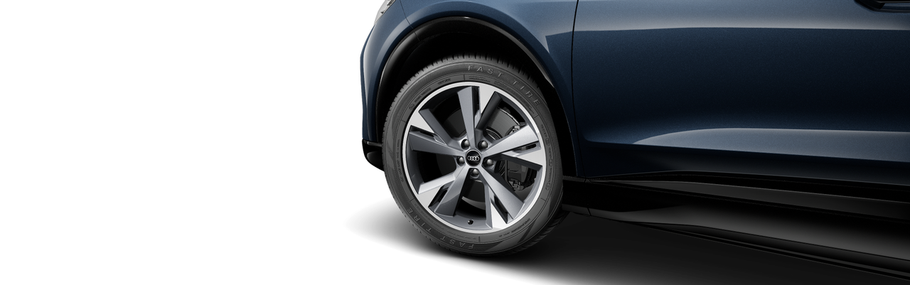 Imagem de um Audi Q4 Sportback e-tron