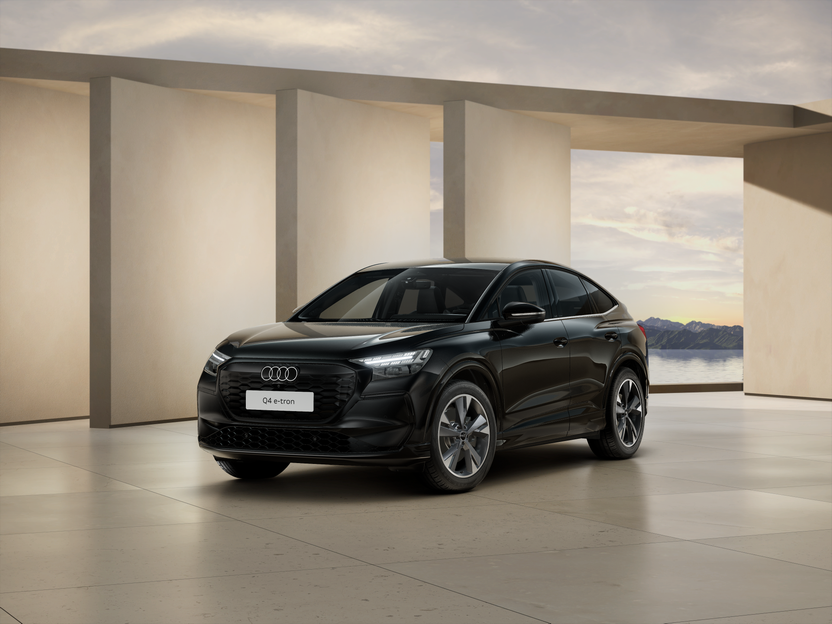 Imagem de um Audi Q4 Sportback e-tron