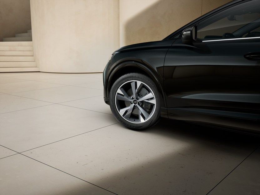 Imagem de um Audi Q4 Sportback e-tron