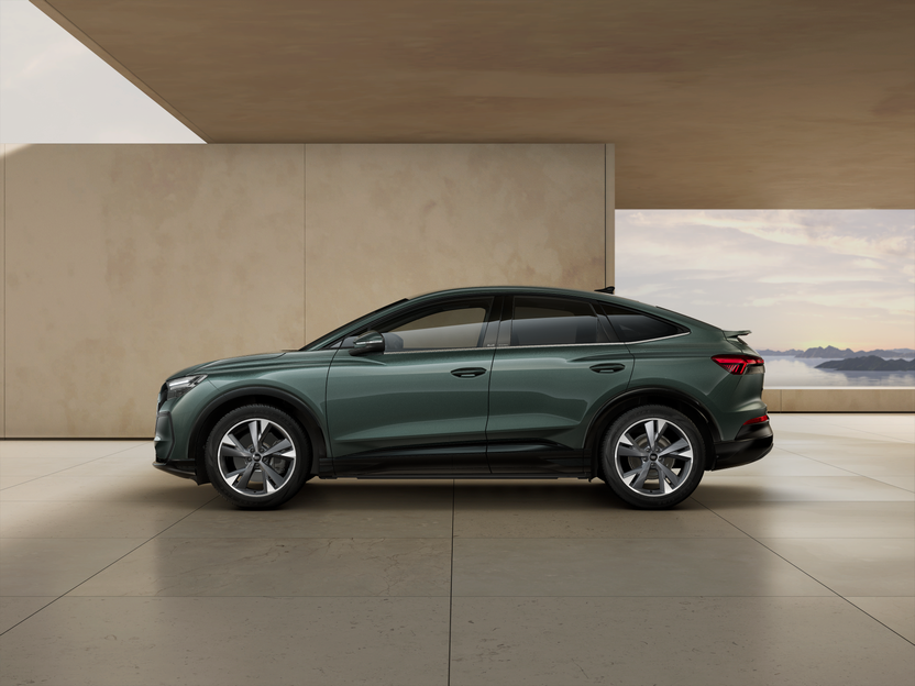 Imagem de um Audi Q4 Sportback e-tron
