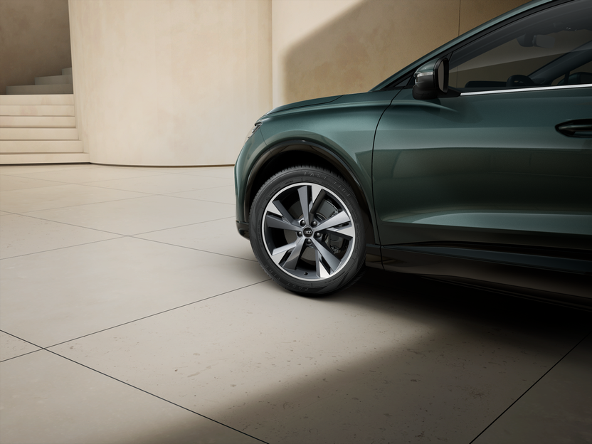 Imagem de um Audi Q4 Sportback e-tron