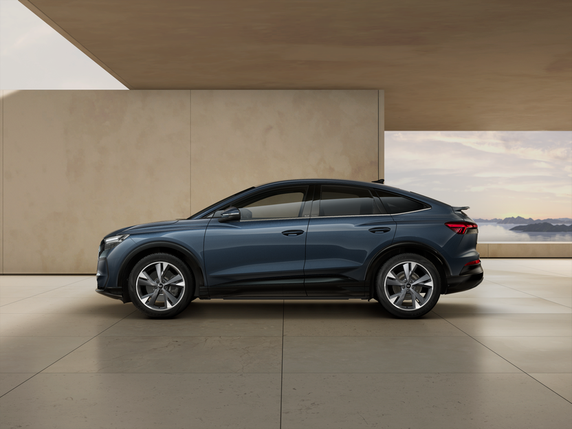 Imagem de um Audi Q4 Sportback e-tron performance
