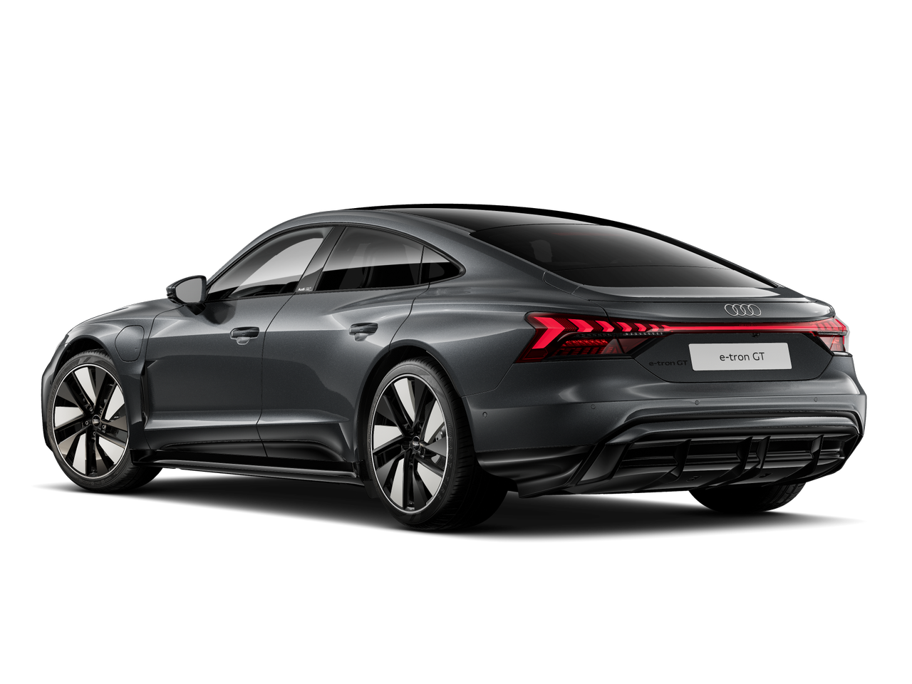 Imagem de um e-tron GT quattro