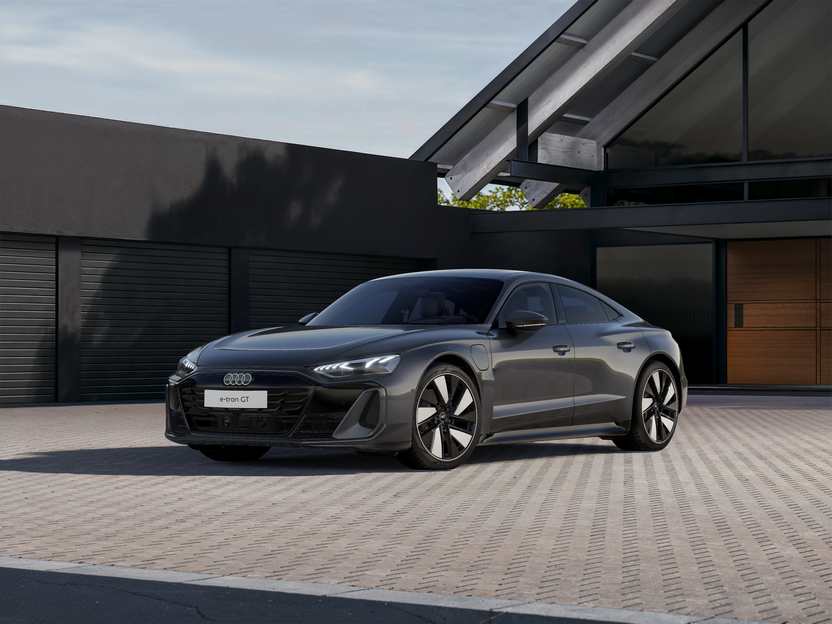 Imagem de um e-tron GT quattro