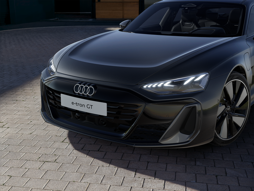 Imagem de um e-tron GT quattro