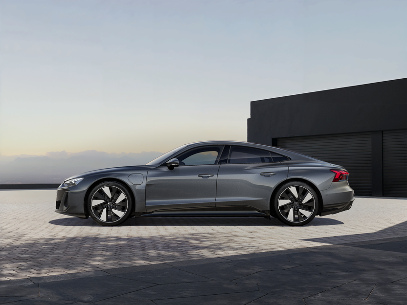 Imagem de um e-tron GT quattro
