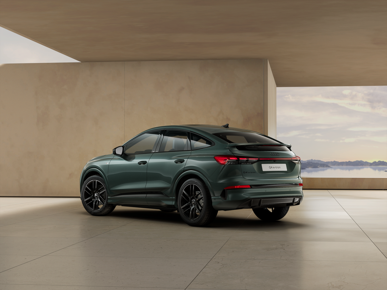 Imagem de um Audi Q4 Sportback e-tron performance