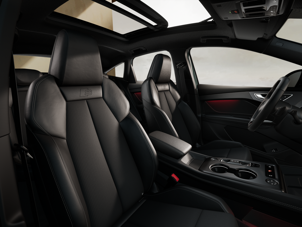 Imagem de um Audi Q4 Sportback e-tron performance