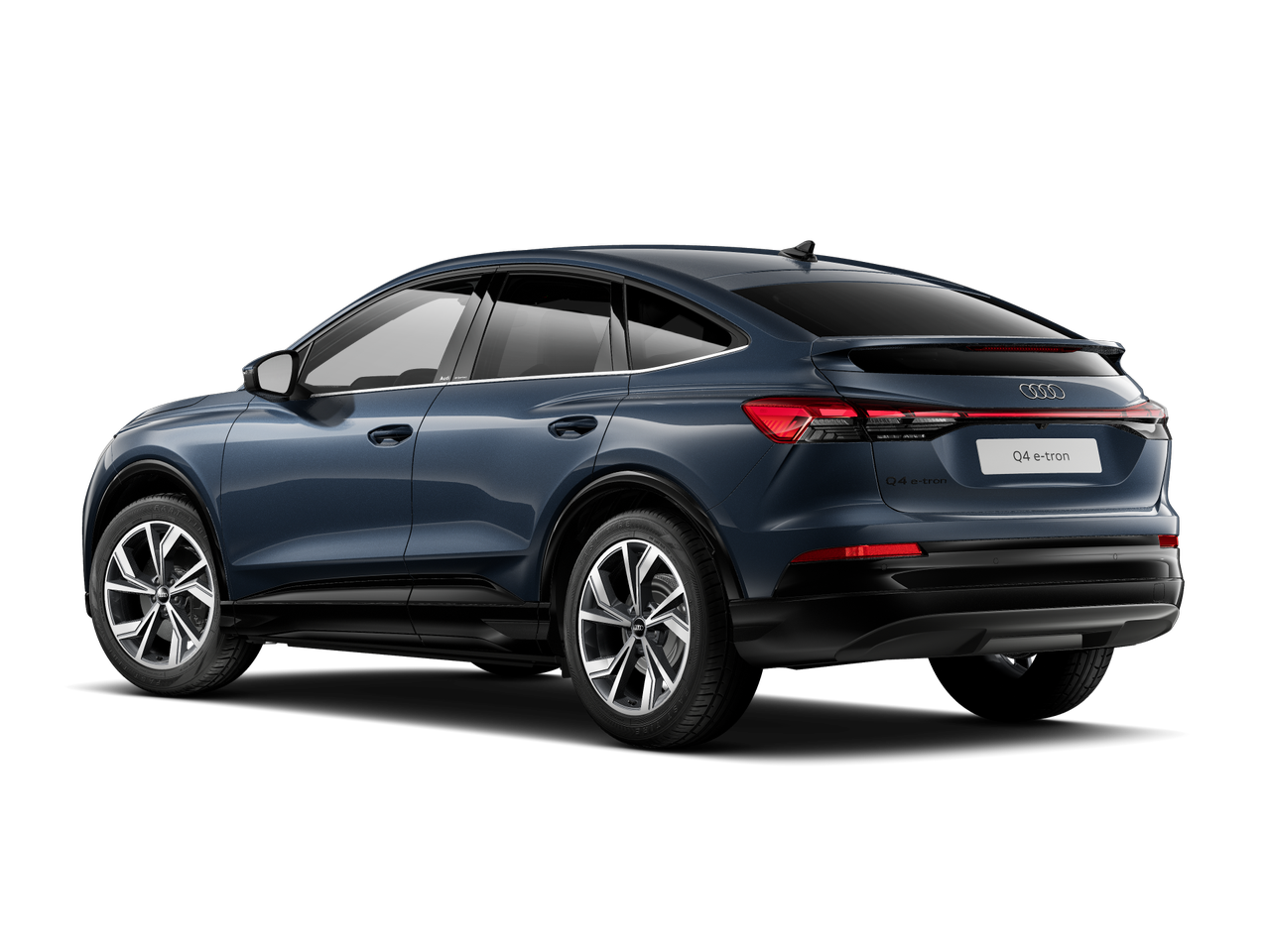 Imagem de um Audi Q4 Sportback e-tron