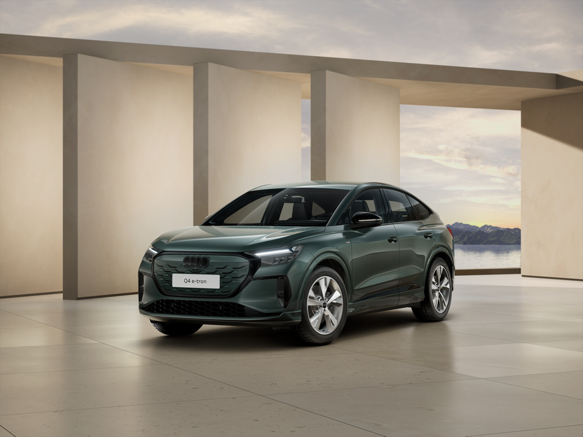 Imagem de um Audi Q4 Sportback e-tron
