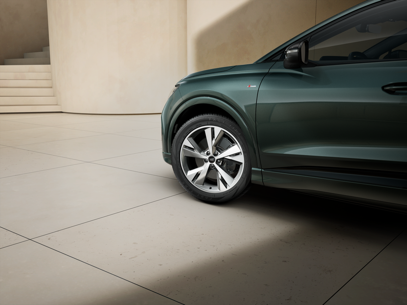 Imagem de um Audi Q4 Sportback e-tron