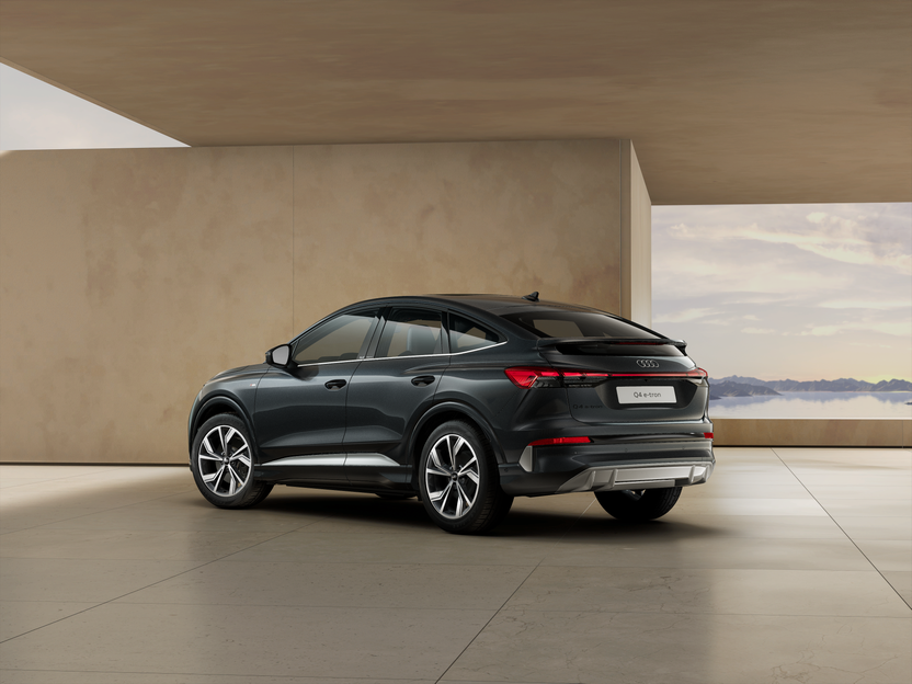 Imagem de um Audi Q4 Sportback e-tron performance