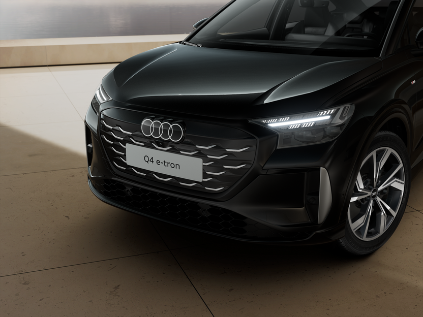 Imagem de um Audi Q4 Sportback e-tron