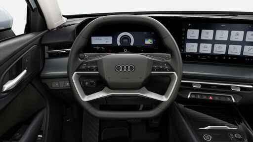 Volante desportivo multifunções em couro