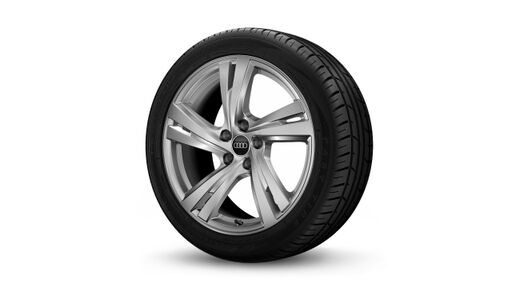 Jantes de liga leve 18", com 5 braços