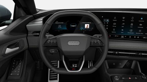 Volante desportivo, em couro, 3 raios