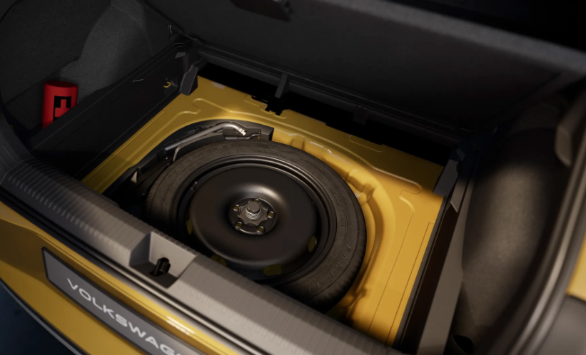 Roda suplente leve e compacta