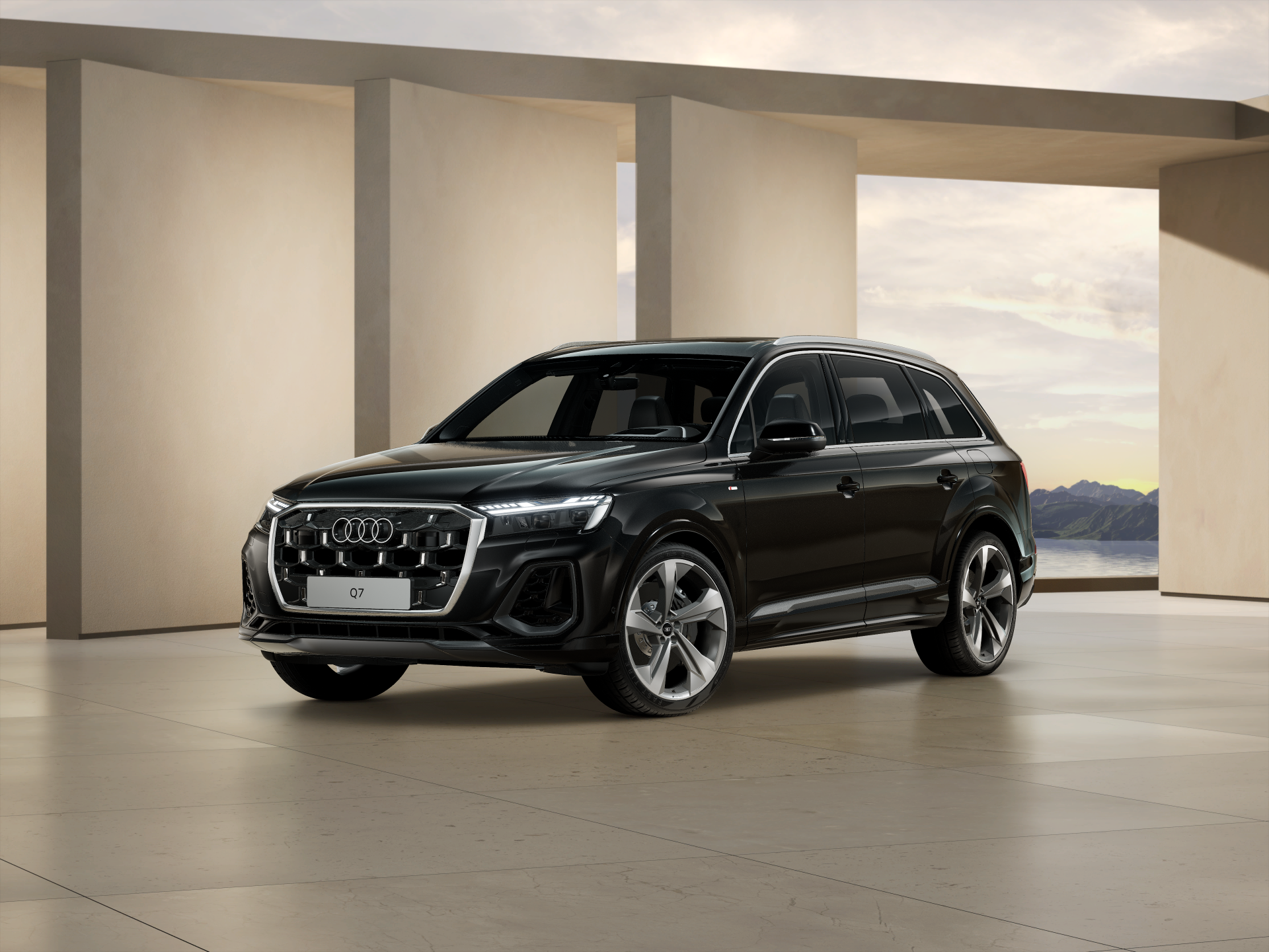 Imaginea unui Q7 S line 55 TFSI e quattro 290kW