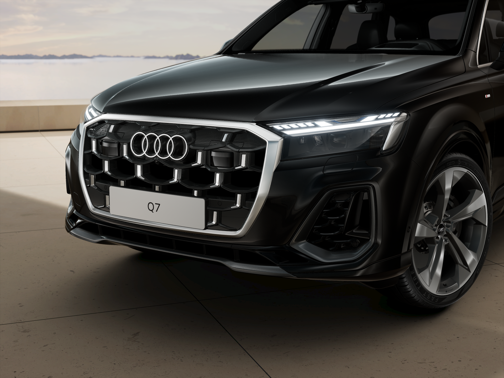 Imaginea unui Q7 S line 55 TFSI e quattro 290kW