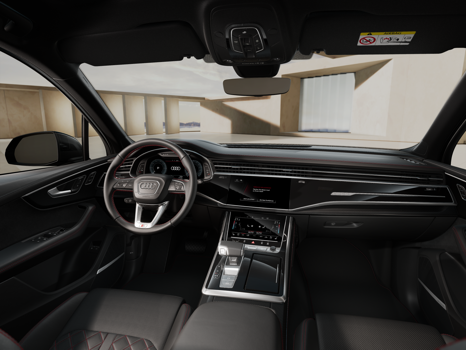 Imaginea unui Q7 S line 55 TFSI e quattro 290kW