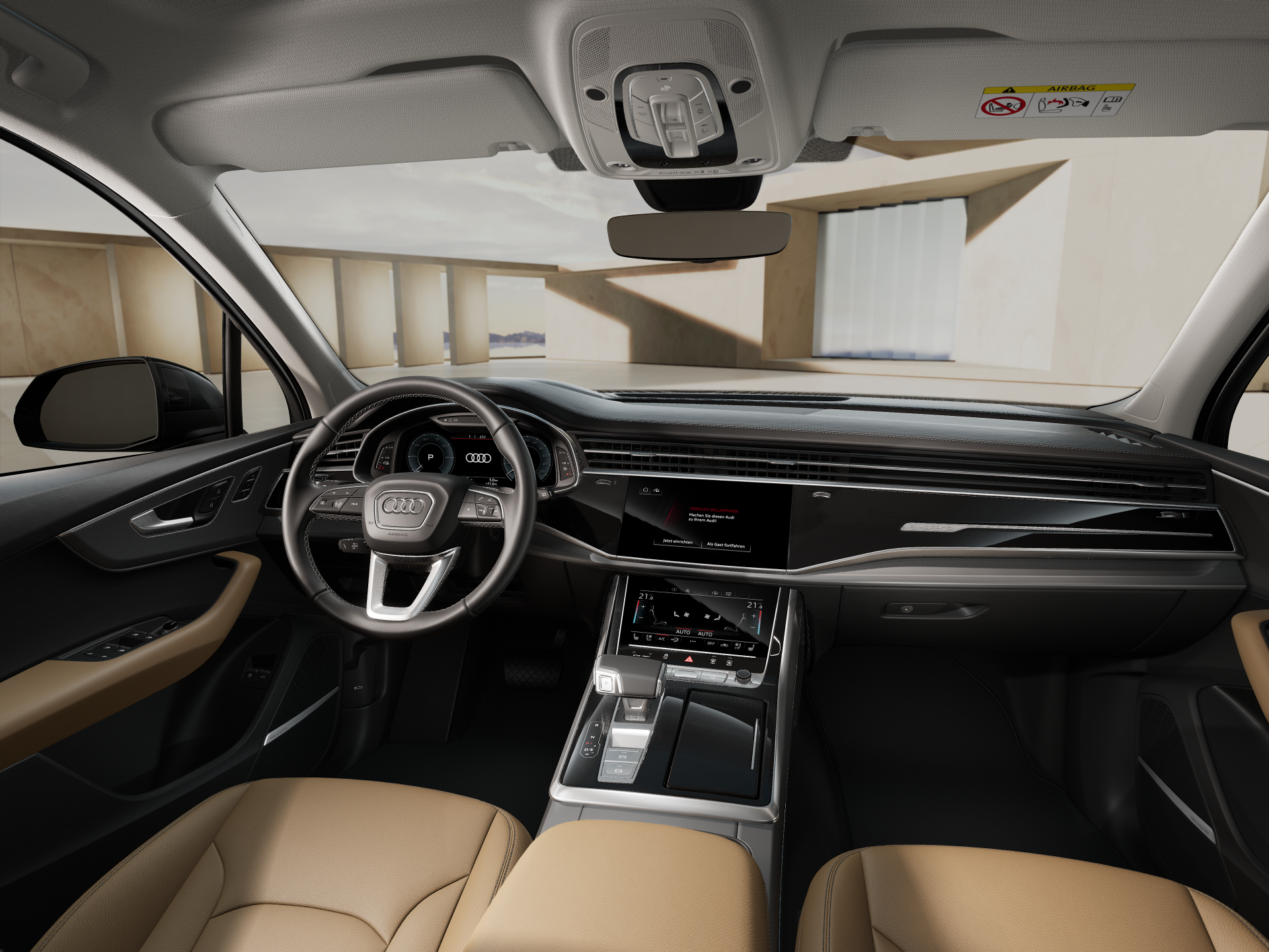 Imaginea unui Q7 S line 55 TFSI e quattro 290kW
