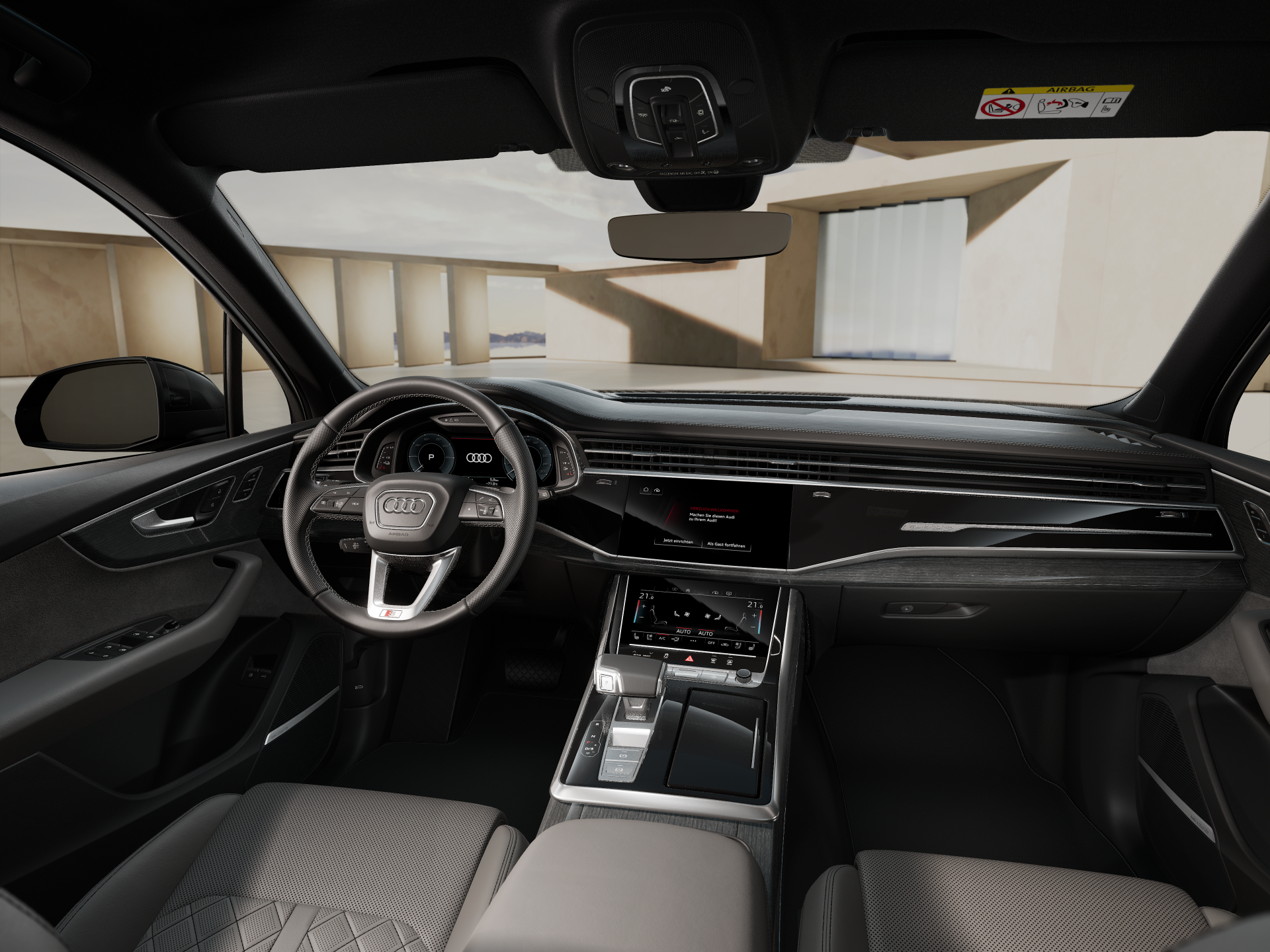 Imaginea unui Q7 S line 55 TFSI e quattro 290kW