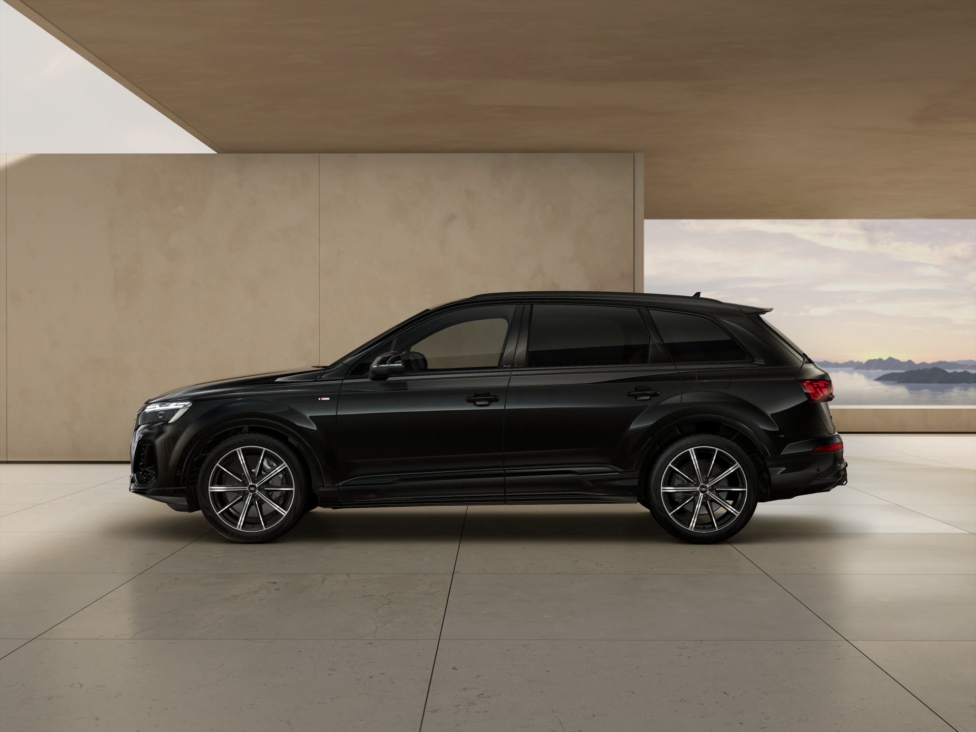Imaginea unui Q7 S line 55 TFSI e quattro 290kW