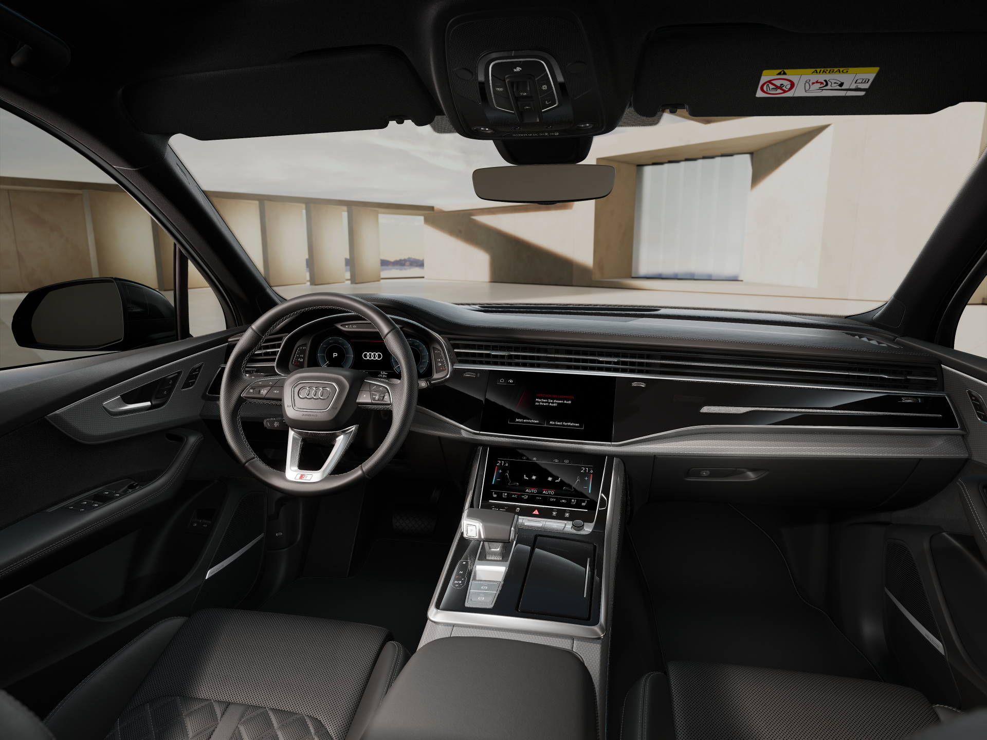 Imaginea unui Q7 S line 55 TFSI e quattro 290kW