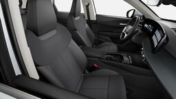 Interior negru stofa; scaune sport