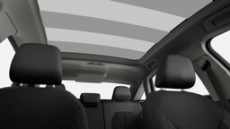 Plafon panoramic din sticla transparent