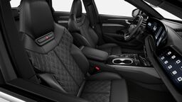 Interior S negru piele scaune sport plus