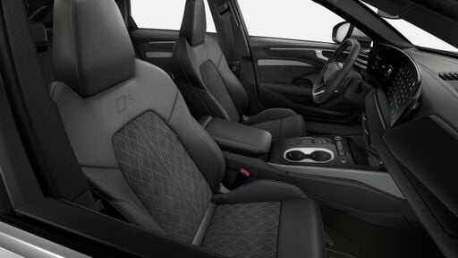 Interior S combi. negru microfibra/piele