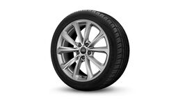 Jante aliaj usor, 5 spite duble 18"