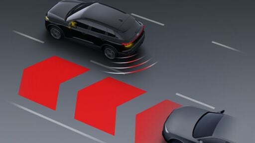 Side assist & exit warning, rear cross