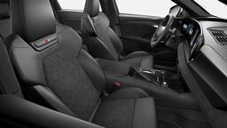 Interior S negru, scaune sport plus