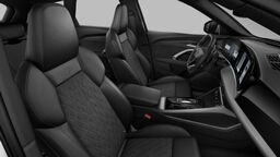 Interior S combi. negru microfibra/piele