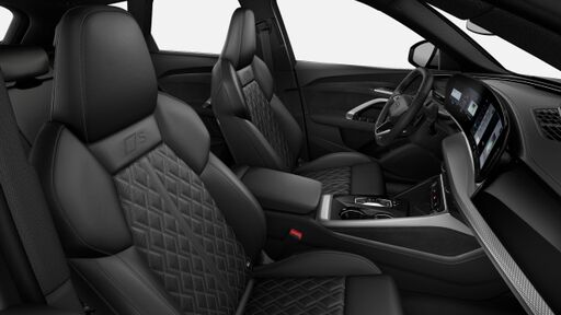 Interior S negru piele