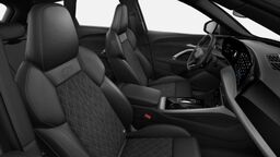 Interior S combi. negru microfibra/piele