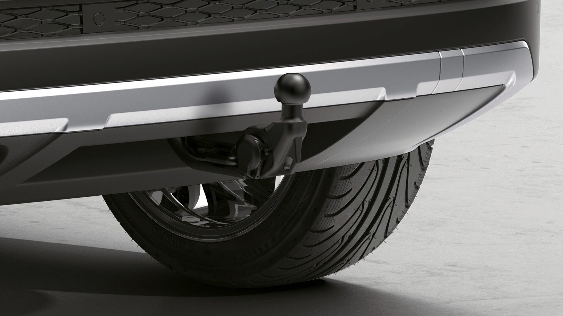 Carlig de remorcare escamotabil