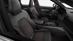 Unutrašnjost S crni mikrofiber/koža sa