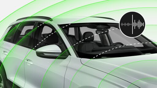 Akustična bočna stakla napred