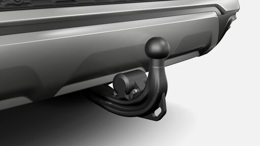 Vlečna kljuka, električno pomična z