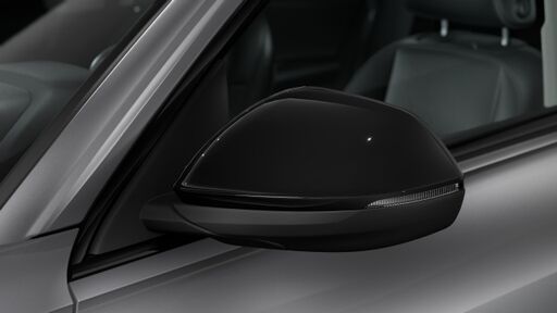 Ohišji zunanjih ogledal v črni barvi