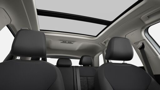 Panoramska steklena streha (dvodelna)