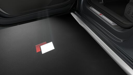 Projekcijske LED luči v vratih