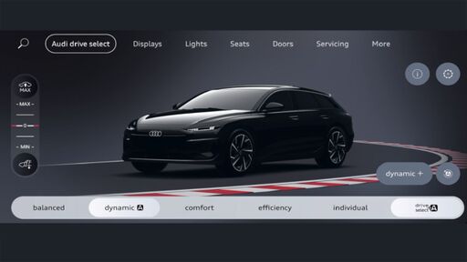 Asistent Audi drive select