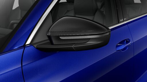 Ohišji zunanjih ogledal v videzu karbona