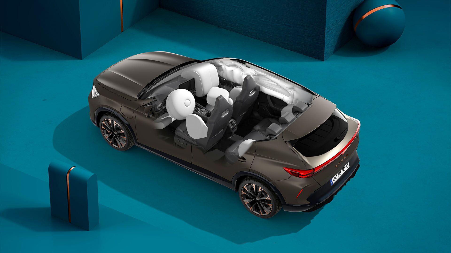 Zadné bočné airbagy + kolenný airbag