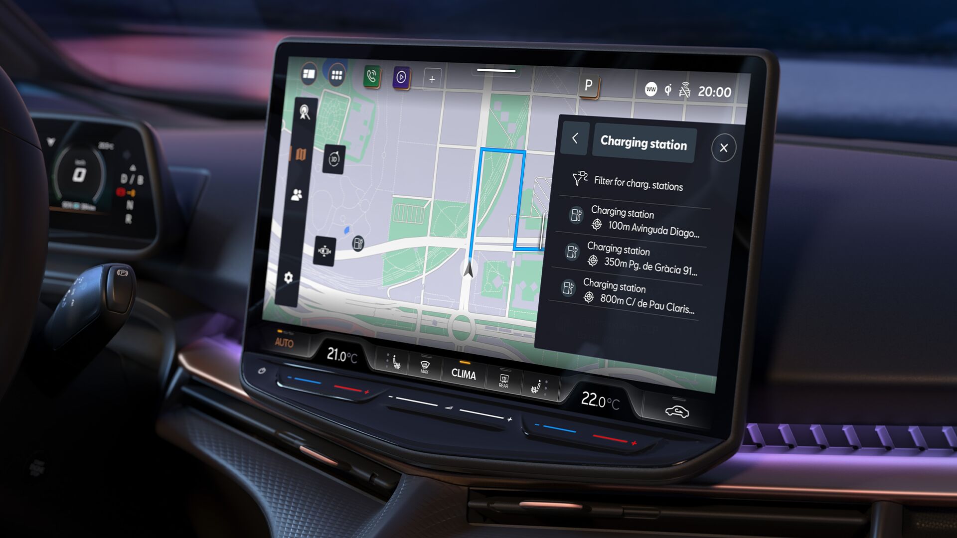 CUPRA CONNECT Plus služby Online